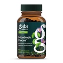 Gaia Herbs Nootropic Focus - 帮助保持健康浓度的大脑和认知支持补充* - 配有萨夫龙,柠檬浆和斯皮尔明特 - 40 液态光子卡普尔(最多20天供应)
