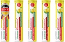 T&D 德国维生素C 180 mg - 40 Vegan 饮料 Effervescent 药片 - Lemon Lime Flavor - 德国制造