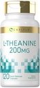 Carlyle L-Theanine 200mg 补编 | 120 Capsules | Non-GMO, Gluten Free