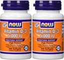 现在食品 维生素D35000 Iu,240软胶(2包)