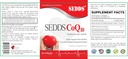 SEDDS COQ10 Ubiquinol心血管健康补编,心脏健康和能量每日维生素(60个计数),高吸附液液体-高血压溶胶和胆固醇