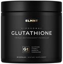 ELMNT 2150mg 超 Liposomal Glutathione Supplement w. 维生素C, Quercetin & Pure L Glutathione 2000mg 三聚行动公式 Glutathione Liposomal Supplement w. 磷脂层 - 90 药丸,非GMO