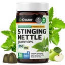 BIO KRAUTER Sting Nettle Gummys - 7500 mg 强度 - 60 Chews - Nettle Root 10:1 摘录 - 尿液支持补充 - Vegan Gummys Gelatin-Free公式