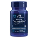生命延伸高级Curcumin Elite Turmeric extract, Ginger & Turmerones – 用于炎症健康支持和心血管与脑健康 – Gluten-free,非GMO – 30 Softgels