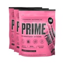 PRIME HYDARINT + 棒草莓西瓜 → 水分粉单份服务棒 → 电解粉 上 → 低糖 → 咖啡因-无咖啡因 → → 维冈 → 48 棒
