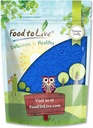 Food to Live Blue Spirulina Powder, 4 Ounces — Pure Raw Blue-Green Algae Extract, Kosher, Vegan, Non-Irradiated, Rich in Phycocyanin, Great for Juices, Smoothies, Shakes, Drinks, and Food Coloring