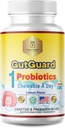 Kids Probiotics for Gut Health | Lemon Flavor, Halal Childrens Probiotic | 1 a Day for Children Ages 4-12. Probiotics for Kids, Promoting Digestive Support and Wellness.