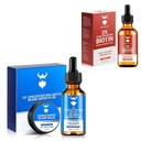 Sandalwood Beard Growth Kit,配有2X Biotin供男性使用和Vanilla Beard Growth Oil, Natural Infements & Thickens Facial Hair Growth 配有2X Biotin供男性使用和香草Beard Growth Oil, Natural Infements & Thickens 纤维毛发生长