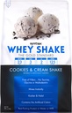 Syntrax 营养 Whey Shake, 冷过滤 & Undenatured Whey 蛋白质蛋白混合剂, Cookies & Cream Shake, 5 lbs, 真正的饼干片
