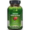 Irwin Naturals Triple-Boost Cafeine-Free Energy - 耐久,吉特-无焦点 - 大脑助推 Nootropic - 75 液态软胶