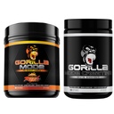 Gorilla Mind Pre Workout (Orange Rush) + Creatine (100 Serv.) - 综合堆积增强强度,动力输出和肌肉大小