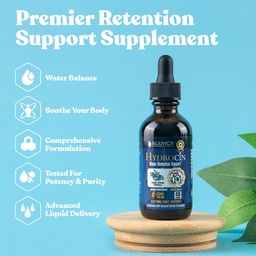 Rejuvica Health Hydrocin - 高级水分保留支持补充 - 液体交付更好的吸收 - Dandelion, Uva Ursi, Juniper Berry, Celery种子, Green Tea & More!