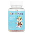 Gummi King DHA Omega-3补编,柠檬/橘子/草莓,60个
