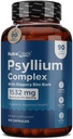 Psyllium Complex & 11-Informerent Psyllium Husk Capsules with Psyllium Power, Slippery Elm & Ginger to Cleanse & 支持消化系统健康 → 180 Capsules
