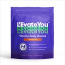 L'Evate You Virtuality Daily Greens Powder (28 services) 30 超级食品,9 Greens - for a Cellular Energy Boost, 由M主管综合体为全天能源提供动力(焦炭)
