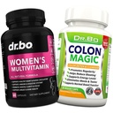 女性多维他命补充剂 - Colon Cleanse Detox Formation for Intellinal Digestive Cleanning - 女性能量维生素补充剂 镁+锌 - 日常便秘救济补充剂 Gut, Belly