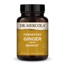 Mercola Fermented Ginger博士与Benegut -- -- 支持消化和古特健康 -- -- 偶发性气体、布洛丁和不适 -- -- 非GMO、无糖和无豆 -- -- 60个卡普尔(60个服务)