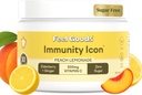 Feel Goods豁免图标,零糖,维生素C,A,B,D,E & Zinc,有机老年莓,Ashwagandha, Drink Mix Powder, Vegan, Non GMO, Cafeine & Gluten Free QQ 桃柠檬水,30种服务