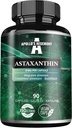 APOLLO的HEGEMONY ASTATANTHIN 8毫克来自微藻海马托科氏菌(Haematococcus pluvialis) - 90 Vegan Capsules - 3个月供应 - 强抗氧化剂 - 饮食补充剂