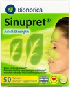 Sinupret 成人力量 Sinus + Immune 支持所有自然,快速代理草鼻传动和豁免助推补充 Verbena & Elder Flower - 50 平板电脑(包2)