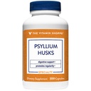 维他命商店 Psyllium Husks – Plantago Ovata Fiber 补充剂,支持规范性和健康胆固醇,每服840毫克-无胶囊(300卡普尔)