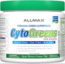 AllMAX 营养 - Cytogreens Super Greens 粉末,注入螺旋藻,菠菜和大麦草,支持Immune健康和消化功能,Vegan友好,125格拉姆