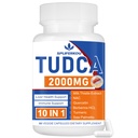 2000mg Tudca Liver Support Supplement, Tudca Bile Salt with Milk Thistle and Nac,60 Capsules for 30 Days,Support for Liver, Detoxification,Immune System