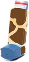 Ventolin HFA Asthma Inhaler的壮丽皮肤 - Giraffe 保护性、持久性和独特性 Vinyl Decal 包装封面 - 易于应用、删除和改变美国风格 - 制造