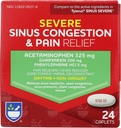 日间重度援助 重度中毒和疼痛治疗 - Acetaminophen, 325 mg - 24 Caplets QQ 多症状非昏睡治疗 QQ感冒和流感治疗 成人感冒和疼痛治疗