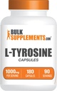 Bulk Assupports.com L-Tyrosine 1000mg Capsules - Tyrosine Assupports, Tyrosine Capsules, Tyrosine 1000mg - 非Esssicial 氨基酸 Asid Asssupports, 2 Capsules per service, 180 Capsules (英语).