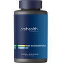 ProHealth Pure Magnesium Taulate, 160mg / service = 健康老化的最佳生物利用率补充 – 支持大脑、心脏和肌肉健康 – 第三方质量测试 – 180卡普尔