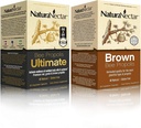 NaturaNectar自然蜜蜂 Propolis Bundle – Bee Propolis Ultimate 和 Brown Bee Propolis – 用于Imune,心血管,呼吸系统支持 – 60 capsules 每瓶