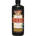 Barlean's Organical Flaxseed Oil Liquids, Cold Press Flax Seeds, 7,640mg ALA Omega 3 Fatty Acid 联合和心脏健康及健康消化补充, 32 oz