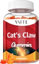 Cats Claw草药补充剂 1000mg Gummys - Uncaria Tomentosa 提取剂,Vegan 免疫支持,联合健康,炎症平衡,整体健康,无糖,无糖,无胶,60 Chewables