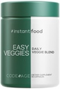 编码即时食品 易食蔬菜 超过15种蔬菜粉 等效全能,日报Vegan Blend,全食绿色维他命 补充卡普尔,多维他命,非GMO,90 Capsules