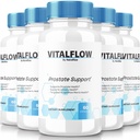 (5 Pack) VirtualFlow Capsules, VirtualFlow 高级前列腺支持公式,恢复控制的官方自然公式,支持健康的最大强度药丸,生命流审查(300 Capsules)