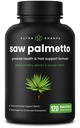 NutraChamps Saw Palmetto 前列腺健康补充[外强] 600mg 复合体,带有抽取,Berry粉末和草药 - 支持健康尿液频率,120 Capsules