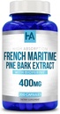 法国海洋松树 Bark 提取 Capsules | French Pine Bark 提取 与 BioPerine 进行增强吸收标准化到95% Proanthocyanidins | Vegan Non-GMO Soy Free (200 Capsules) 的生物松树提取补充