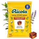 Ricola 原草咳嗽滴液 115 计数 咳嗽抑制和喉咙解脱 与自然源头 Menthol, 欢呼草药味 咳嗽和喉咙刺激症状解脱