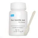 纯Ascorbic酸化妆品,2.7 oz. 76.5g纯维生素C粉,用于面部,皮肤,专题用途,L-Ascorbic酸粉,VIT c粉,迷你勺包括.