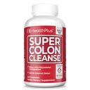 健康+超级Colon Cleanse 60天 Gentle Gut Cleanse Detox, Psyllium Husk, 辅助便秘治疗和消化支持的Probios, 240卡普勒斯