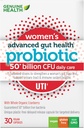 真正的健康妇女日报支持UTI的Probiot, 帮助推广健康的尿道切除术, 多轨, Cranberry 有机配方, 30 Capsules