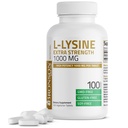 Bronson L-Lysine extra strong 1000 MG / Tablet high Potency, 免疫支持与支持 Collagen 合成, 非 GMO, 100 蔬菜片