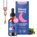 JoySpring Sleepberry Kids Melatonin 3 mg – 配有L Theanine的液体睡眠援助,高吸收贝里滴(2 fl oz) 60 services, 配有维生素D的儿童梅拉托宁 儿童旅行基本知识