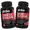 Colon Cleanser Detox & Kidney Cleanse - 15日 Colon Clean Cleanse Pills & Kedney Detox Support 补充 Cranberry, Uva Ursi - 肠胃Bowel运动补充 Bloating Gut体 Flush