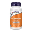 现在食品补充品,L-Carnitine 500mg,纯净质,氨基酸,适配性支持*,60 Veg Capsules