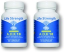 ADK 10 补充(180个计数) - 物理师 配制的维生素 A1, D3 & K2(as MK7) 骨质健康 - 免疫系统支持 - Gluten Free, Soy Free, Non-GMO - 90 Capsules