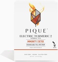 PIQUE 电图2 - 支持健康豁免,自然炎症反应,天然解毒途径,以及 Radiant Skin - 28ct 单人服务棒(一包)