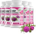 GreeNatr Liver Cleanse Detox & Reference Formulture — 牛奶硝酸盐、柏柏林、姜汁、甜菜根、丹德利翁根、阿蒂科克提取剂,以及Chanca Piedra 最佳肝脏健康支持(6瓶)