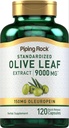 (原始内容存档于2018-03-25) (英语). Piping Rock Olive Leaf Extracting Capsules | 9000mg | 120 pills | 150mg Oleuropein | 标准化草药补充 | 非GMO, Gluten Free
